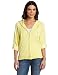 Calvin Klein Performance Women's Twisted Slouch Zip Up Hoodie, Pineapple, Small