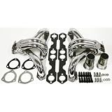 1955-UP Chevy Small Block Hugger Headers - Chrome by CFR Performance