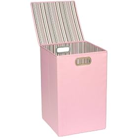 JJ Cole Hamper, Pink Stripe: Baby