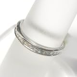 14K Platinum Princess Cut Diamond Wedding Band - 0.50 Ct.
