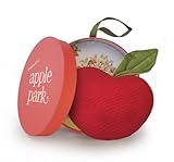 Apple Park Organic 4' Apple Seed Rattle, Red