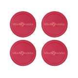 4 Air Red Round Table Hockey Pucks