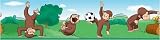 Curious George Peel-and-Stick Border