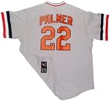 Jim Palmer Baltimore Orioles Autographed Gray Cooperstown Collection Throwback Jersey with HOF 90 Inscription