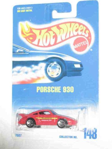 #148 Porsche 930 Red 5 Spoke Wheels Collectible Collector Car Mattel Hot Wheels