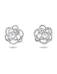 0.135 Ct. Diamond & Platinum Earrings