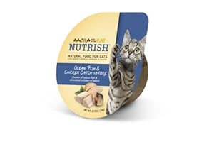 RACHAEL RAY NUTRISH Natural Food for Cats, Ocean Fish & Chicken Catch-iatore Recipe, 2.8 oz., case of 24