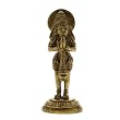 Monkey God Hanuman Hinduism Worship Art Sculpture Metal Brass