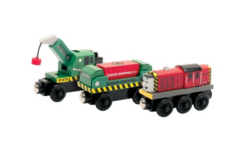 Thomas and Friends Wooden Railway - Salty and the Shipping Cars