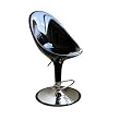 2 Black Adjustable Barstools By Wholesale Interiors