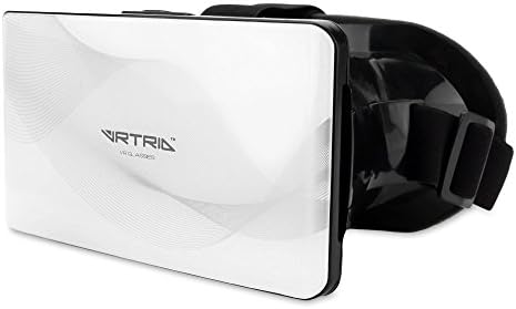 Virtual Reality VR TRID Screen Headset D601 3D Glasses for Mobile Smartphone (White)