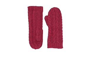 Marc by Marc Jacobs Guantes de Lana Chunk Cable (Frambuesa)