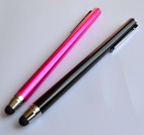 Bargains Depot® (Pink & Black) 2 pcs (2 in 1 Bundle Combo Pack) SILM / ACCURATE / FINE POINT / THINNER BARREL Capacitive Stylus/styli Universal Touch Screen Pen for Tablet PC & eReader Devices : Lexibook First MFC150GB // Lexibook Junior MFC270 EN // Lexibook Junior MFC270FR // Lexibook Master MFC155EN // LG Optimus Pad V900 // LG Optimus Pad V901 // Mach Speed Trio Droid 7C Triostealth7cm // Mach Speed Trio Eclipse 4.3 MID 4.0/c // Mach Speed Trio Steal Pro S Triopro7cm40 // Mach Speed Trio Stealth Pro 7 C 4.0 SP7C // Maylong Mobility M-270 // Maylong Mobility M-285 // Maylong Mobility M-970 // Maylong Mobility MVP-270 // MID Kocaso M730 b w // MID Kocaso M9000 b w // MID Kocaso SX9700 // MID Kocaso M730 b/.w // MID Kocaso M760 // MID Kocaso M762 // MID Kocaso M830 // MID Kocaso M860 // MID Kocaso M1006 // MID Kocaso M9000 b/w // MID Kocaso SX9700 // Motorola Droid XyBoard 10.1 16GB / 32GB // Motorola Droid XyBoard 8.2 16GB / 32GB // Motorola Xoom MZ600 16GB / 32GB // Motorola Xoom MZ601 16GB / 32GB // Motorola Xoom MZ603 16GB / 32GB // Motorola Xoom MZ604 16GB / 32GB // Motorola Xoom WiFi M152-2001 // Nabi Kids Nabi 1 FUHUNABI-A // Nabi Kids Nabi 2 II NABI2-NV7A // Nabi Kids Nabi 2 II NABI2-NVA