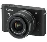 NIKON 1 J1 in black + 10-30 mm Lens + EN-EL20 Li-Ion Battery + 8 GB Class 10 SDHC Memory Card + SLM-C200 semi-rigid protective case – black . Picture
