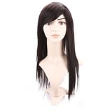 HDE (TM) Long Dark Brown Straight Hairstyle Wig