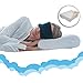 SnoozeWise® Hypoallergenic Pillow Cover Zip Encasement with Sleeping Mask and Earplugs (1 Pack 22.4x14.4 inches) 100% Polyester. Prevents Dust Mites, Odors, Allergies, Asthma, Mold. Machine Washable.