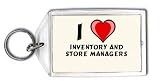 I love Inventory and Store Managers Keychain
