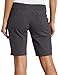 Danskin Women's Essentials Bermuda Short, Charcoal Heather, Medium