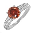 Ring With 1.50ctw Genuine Clean Diamonds Made in 18K White Gold (Size 5.5)