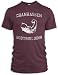 Vintage Distressed Chanhassen Bodybuilding Tri-Blend T-Shirt, Cranberry, L