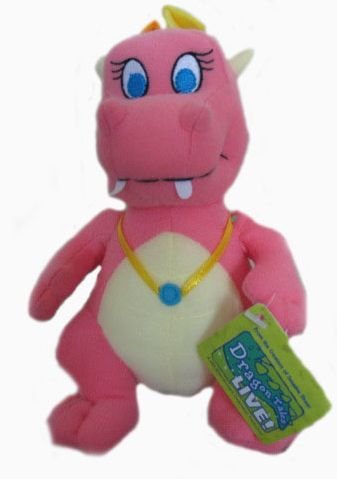 Childrens Toyshop  Toys : Dragon Tales 6" Cassie Pink Dragon Plush
