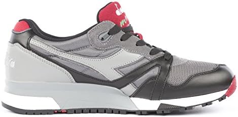Diadora N9000 L-S Storm Grey/Black Athletic Shoe 162005-C4400 (10.5)