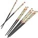 Global Decor 8-Piece Wooden Chopstick Set, Service for 4