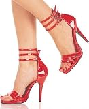 All Sexy Shoes - Desire-207 Open Toe Multiple Toe and Ankle Strap Sandal