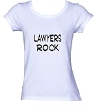Lawyers Rock Ladies/Juniors FITTED Scoop-neck T-Shirt In Various Colors & Sizes