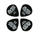 D'Addario Accessories 3DBK4-10 Black Ice Guitar Picks, 10 pack, Medium