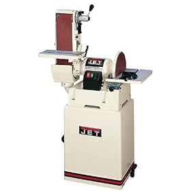 Click here to buy JET 708598K JSG-6CS 6-Inch 12-Inch 1-1 2 Horsepower Belt Disc Sander, 115 230-Volt 1 Phase by Jet.