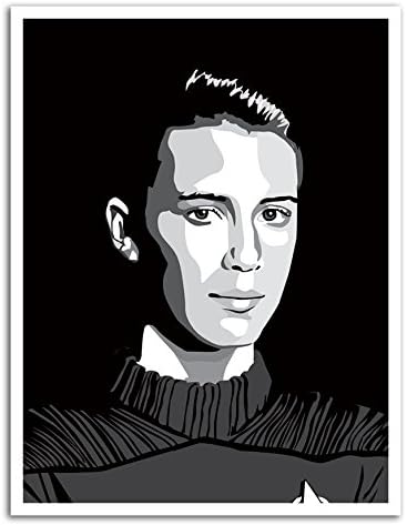 Cannonwalls CWPOS5001 uStrip Peel and Stick Star Wesley Crusher Wil Wheaton Hommage Trek Removable Wall Decal Sticker Poster