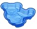 Pedrini LeLillotte Silicone Bakeware Teddy Bear Mould, Blue, Blue