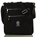 Noble Mount Crinkle Nylon 'Explorer' Crossbody Handbag - Black/Brown/Navy