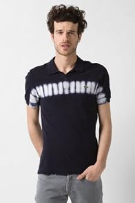 L!VE Short Sleeve Horizontal Tie-Dye Polo