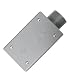 BriskHeat JBM002 Metallic Junction Box With 1-Inch NPT Thread, Double Hub, Dimensions: 2 x 4-5/8 x 2-7/8-Inch