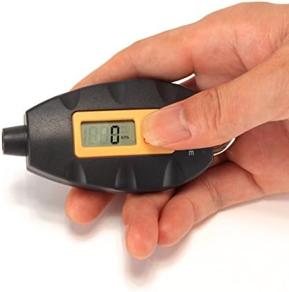 FineSource Portable Mini PSI BAR KPA Digital Tire Gauge Air Pressure Tester Measurement Tool for Cars, Trucks, Motorcycles and Bicycles with Led Light