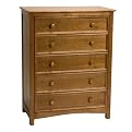 Wakefield 5 Drawer Chest - Honey