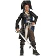 CHILD Captain Jack Sparrow PRESTIGE Kids Costume Officially Licensed Pirates of the Caribbean Costume (Sword not included)