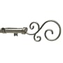 Levolor Branch Swirl Rod Set, Satin Nickel, 3/4-Inch Diameter, 66 to 120-Inch Width