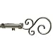Levolor Branch Swirl Rod Set, Satin Nickel, 3/4-Inch Diameter, 66 to 120-Inch Width