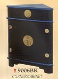 BEAUTIFUL NEW CORNER CABINET / PHONE STAND IN BLACK