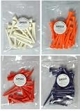 GOGO 2 1/8 inch (5.4cm) Golf Plastic Tees (Price/20 pcs), Golf Accessories