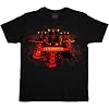 Doctor Who 3 Red Daleks Adult Black T-Shirt