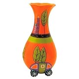 Dreaming of Road Trips Orange Vase