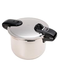 From Amazon.com. Click for details:
 Presto 01370 8-Quart Stainless Steel Pressure Cooker Presto 01370 8-Quart Stainless Steel Pressure Cooker