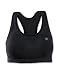 Champion Women's Cotton Fitness Racerback Bra, Black, Medium