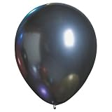 Metallic Balloons 11 in. Black