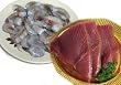 2 lbs. Sashimi Tuna Steaks and 2 lbs. Jumbo Shrimp