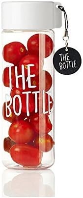 The Bottle Transparent Bucket Pail Water Bottle BPA Free (White) by The Bottle